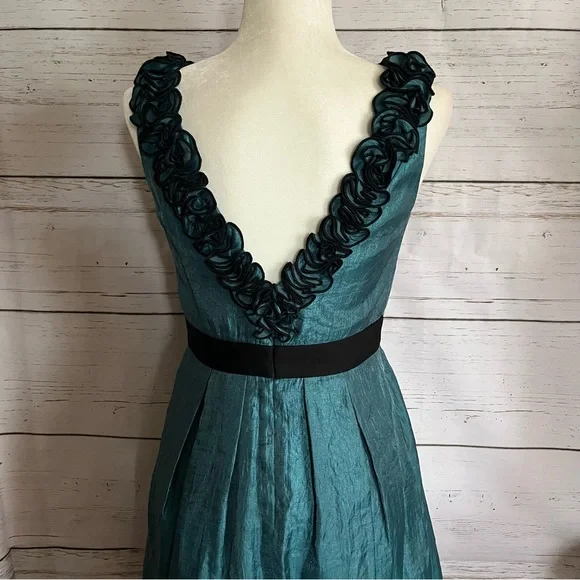 Adrianna Papell v-neck dress - Picture 5 of 10